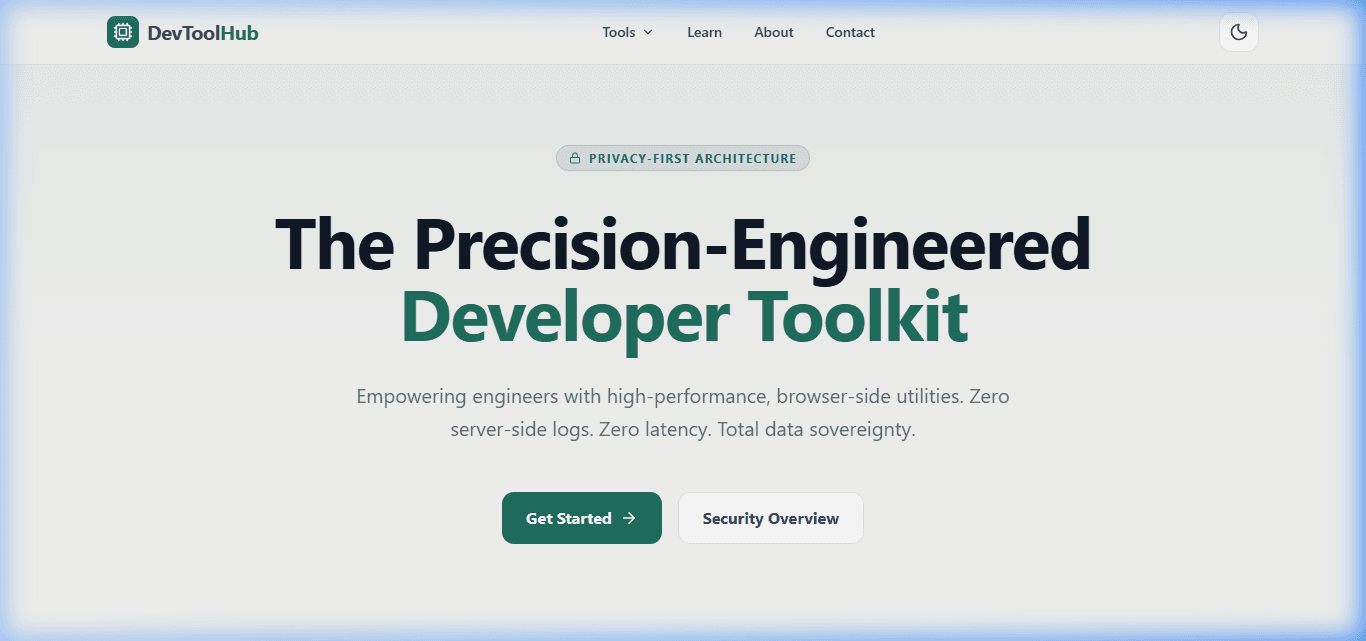 DevToolHub Preview Screenshot