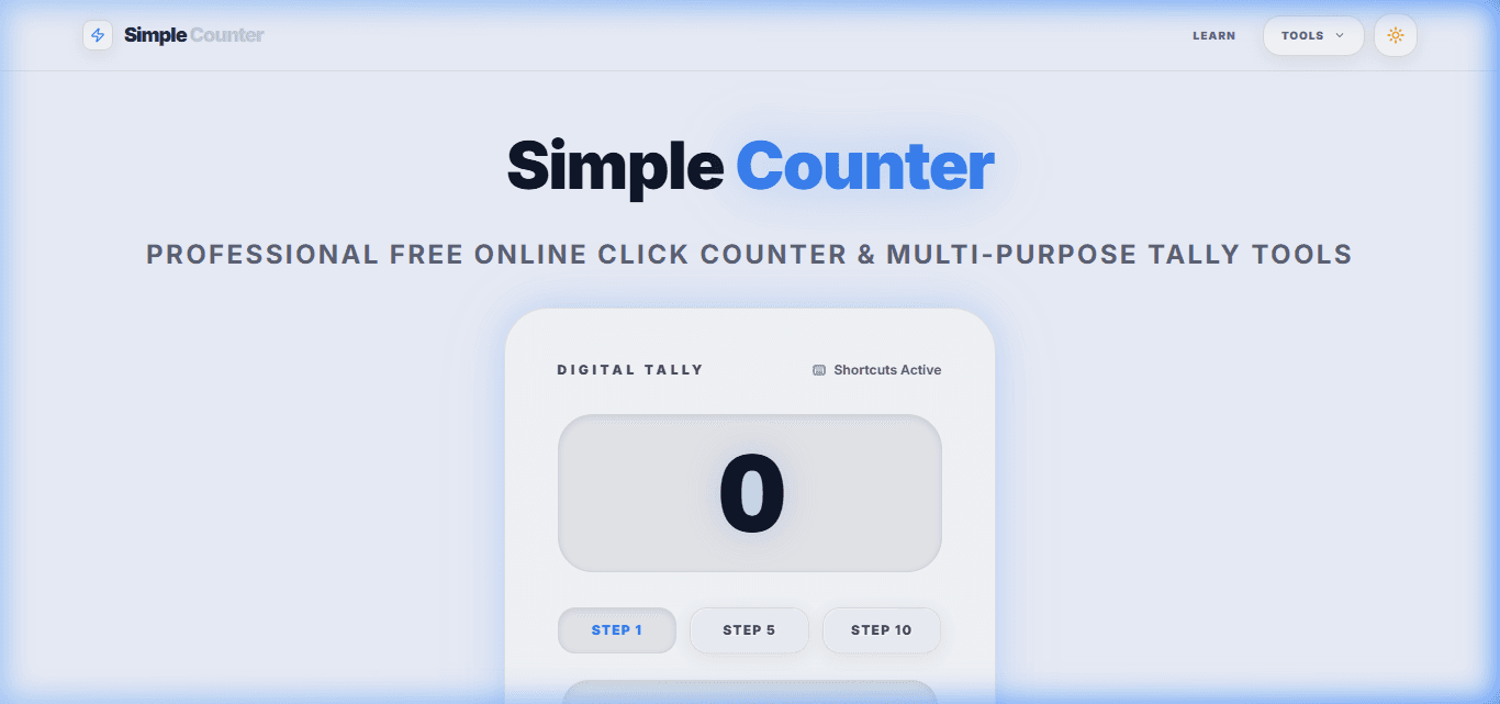 SimpleCounter Preview Screenshot